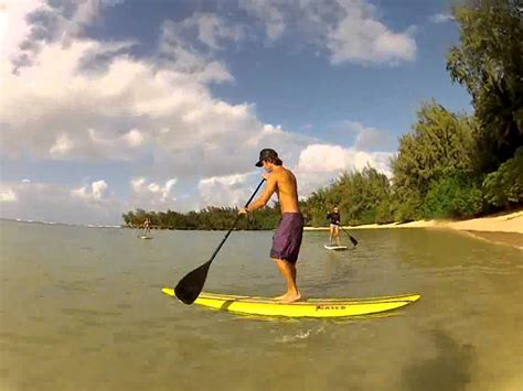 north shore paddle boarding.